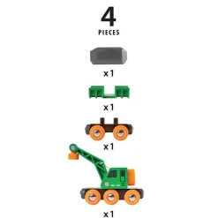 Clever Crane Wagon by Brio