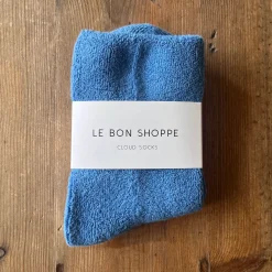 Cloud Adult Socks in Cerulian by Le Bon Shoppe