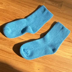 Cloud Adult Socks in Cerulian by Le Bon Shoppe