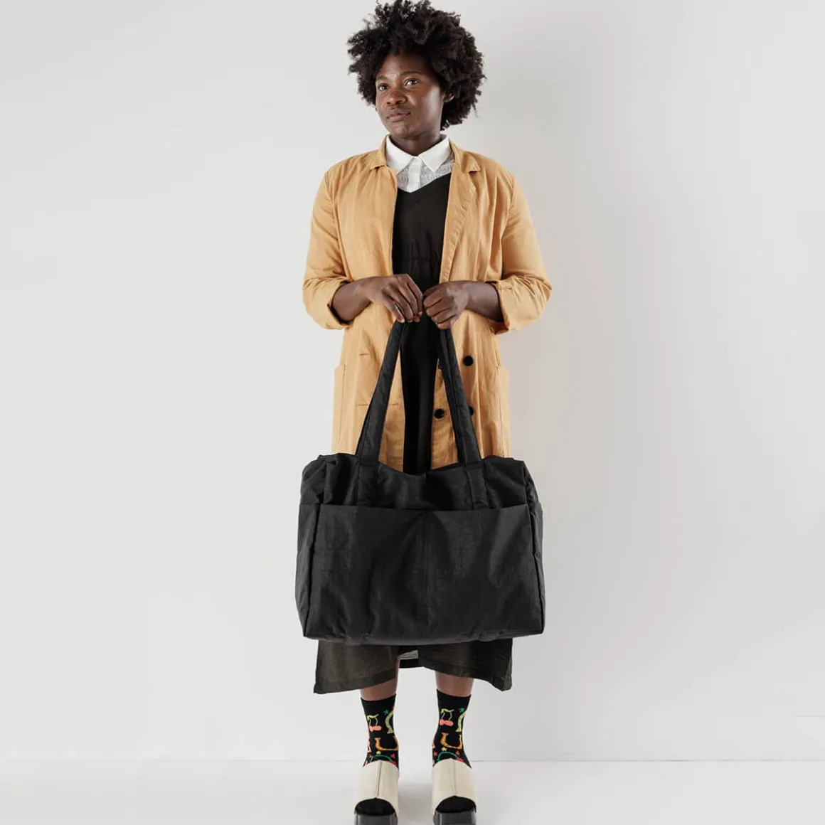 Cloud Carry-On Bag in Black by Baggu