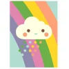 Cloud Greetings Card by Dicky Bird