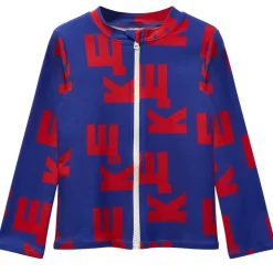 Cloud Rash Vest in Klein Blue / Red by Wynken