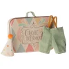 Clown Clothes in Suitcase For Little Brother Mouse by Maileg