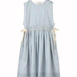 Colima Dress in Light Blue Stripe by Caramel