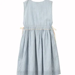 Colima Dress in Light Blue Stripe by Caramel