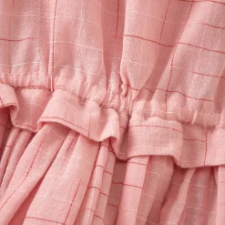Colima Dress in Pink Check by Caramel