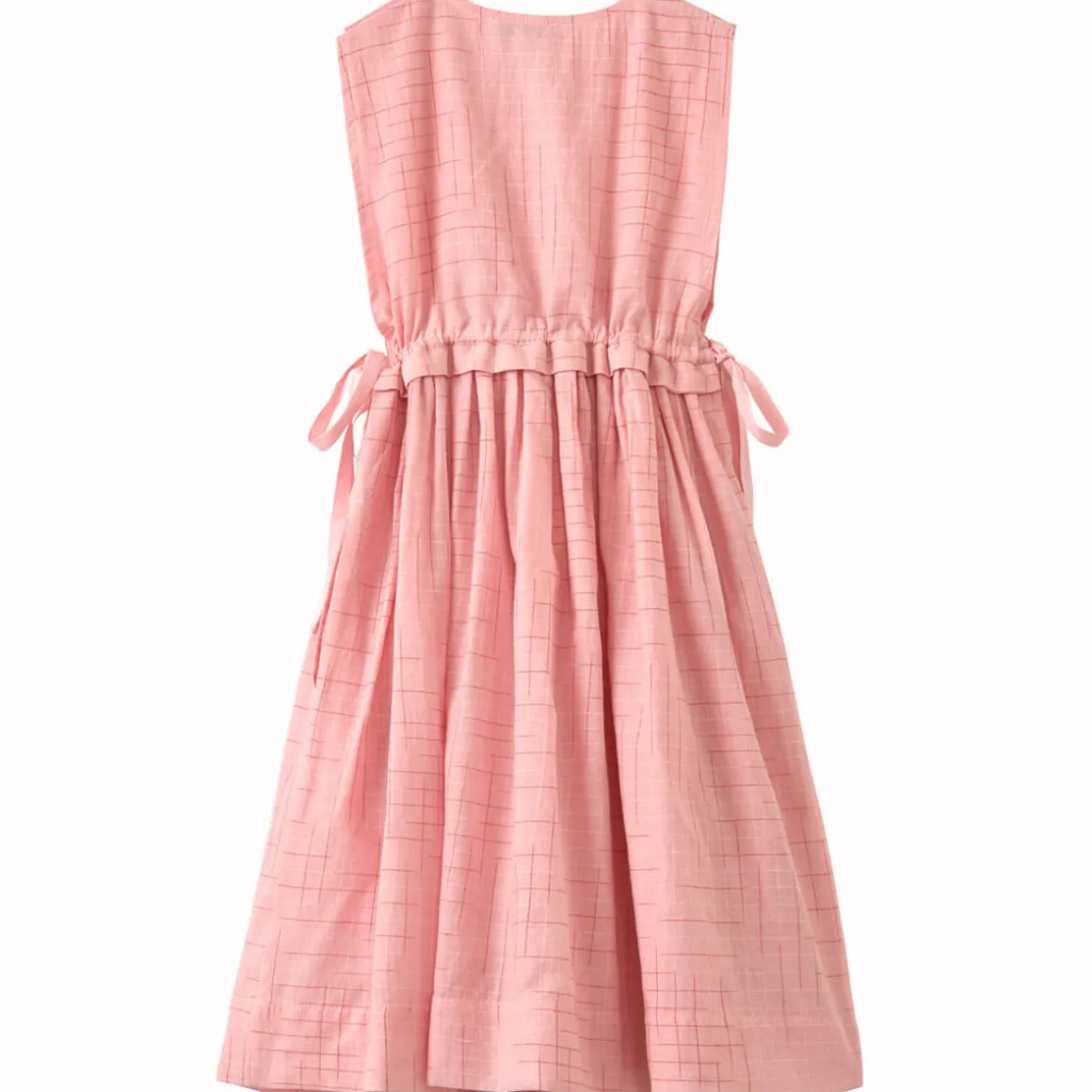 Colima Dress in Pink Check by Caramel
