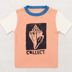 Collect Ringer Tee in Flamingo by Misha & Puff