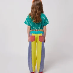 Colour Block Denim Pants by Bobo Choses
