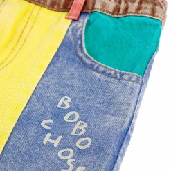 Colour Block Denim Pants by Bobo Choses