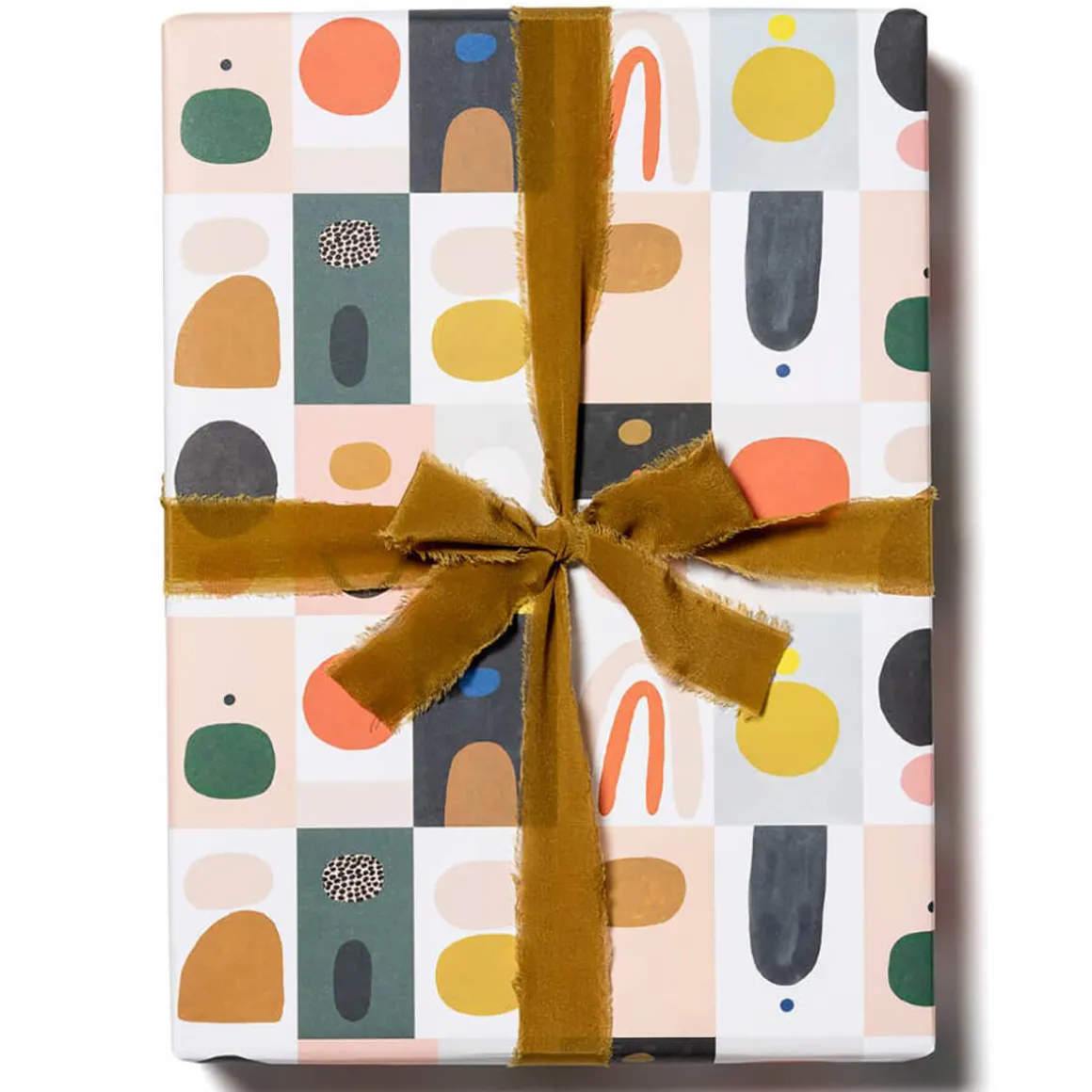 Colour Block Gift Wrap By Red Cap Cards