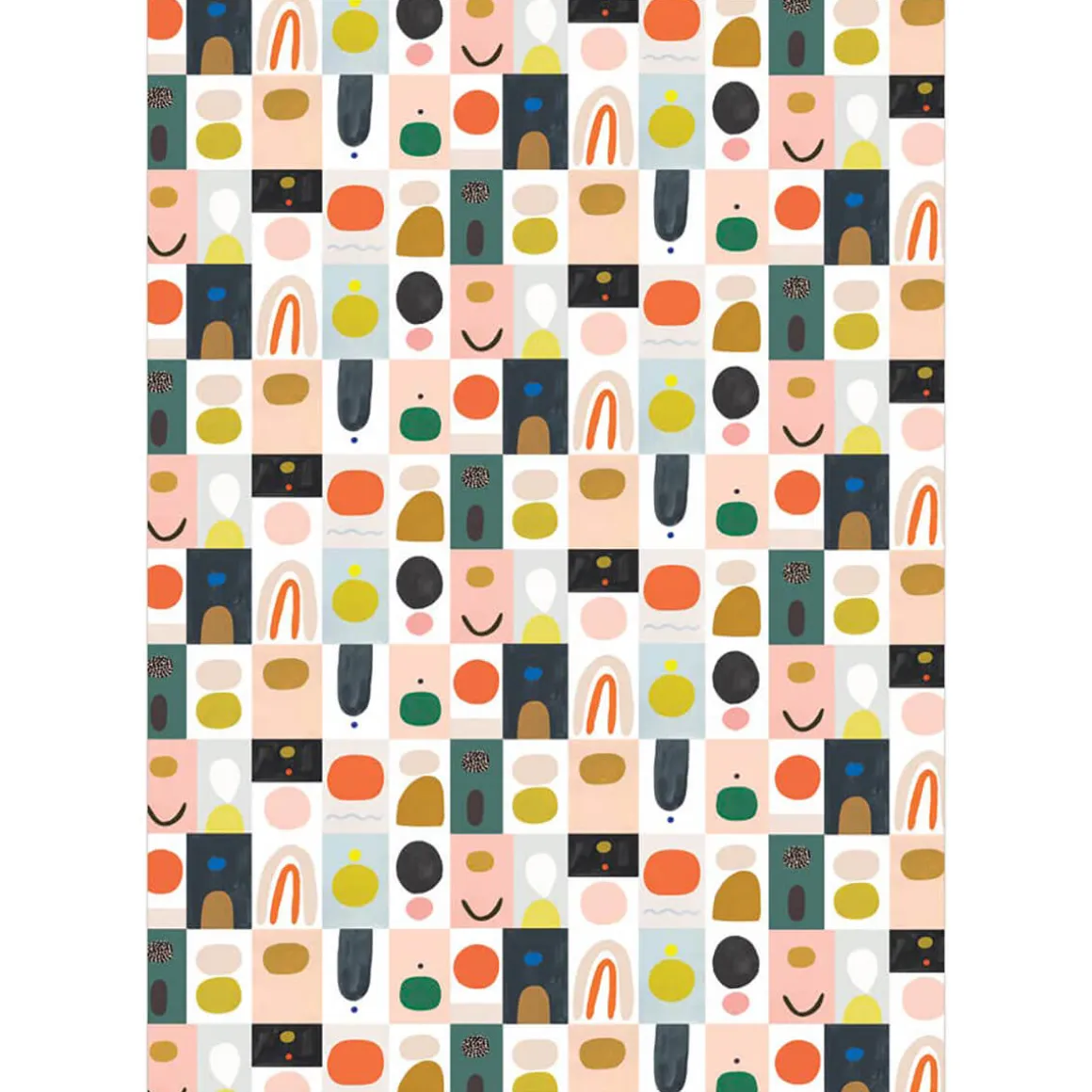 Colour Block Gift Wrap By Red Cap Cards