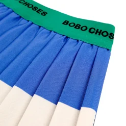 Colour Block Pleated Skirt by Bobo Choses