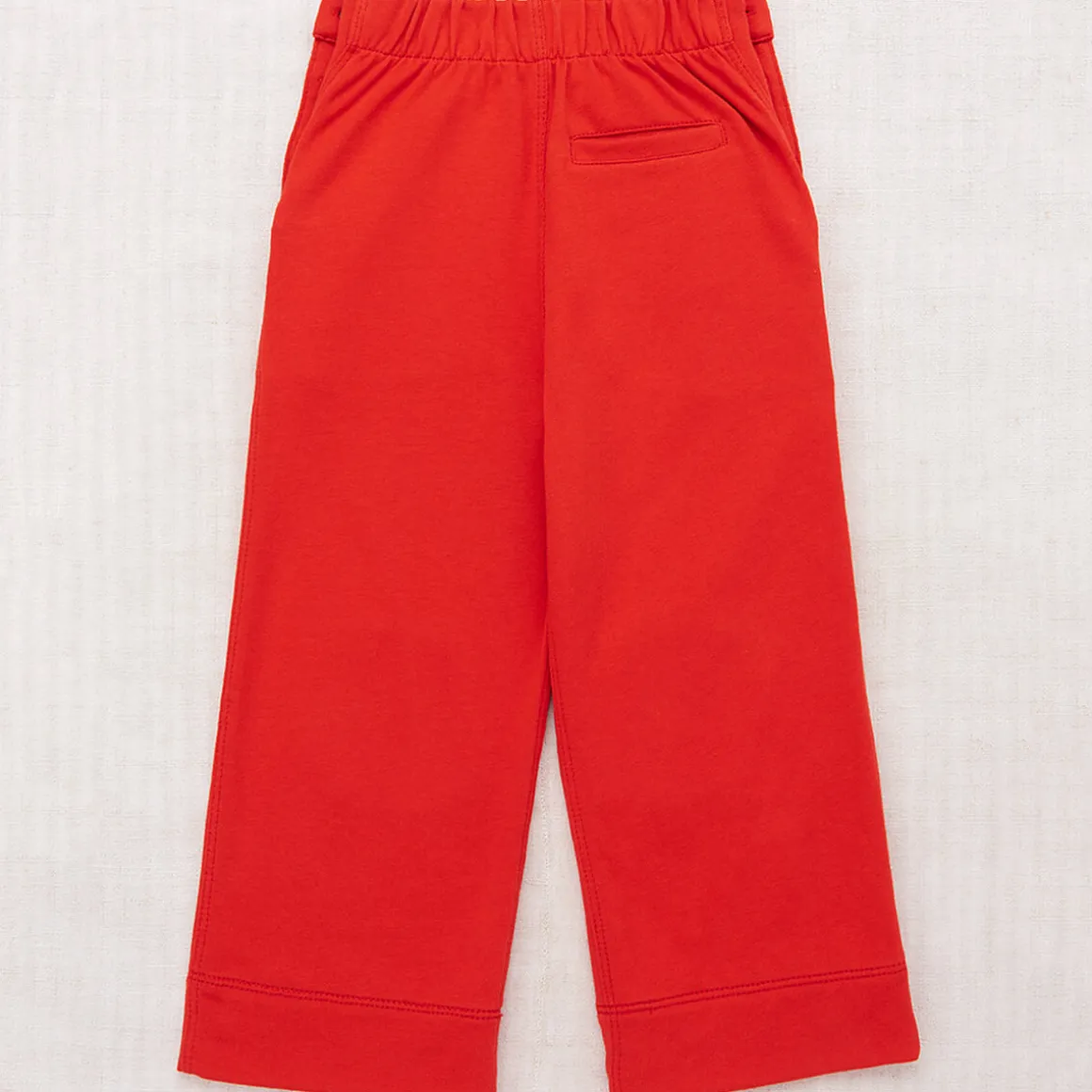 Colour Block Sailor Pant in Red Flame by Misha & Puff - Last Ones In Stock - 2-6 Years