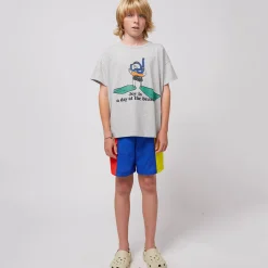 Colour Block Swim Boardshorts by Bobo Choses
