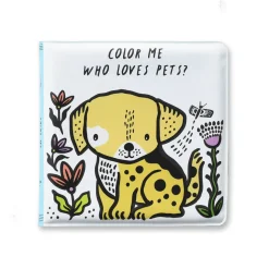 Colour Me: Who's Loves Pets? Baby's First Bath Book By Wee Gallery