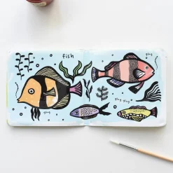 Colour Me: Who's Loves Pets? Baby's First Bath Book By Wee Gallery