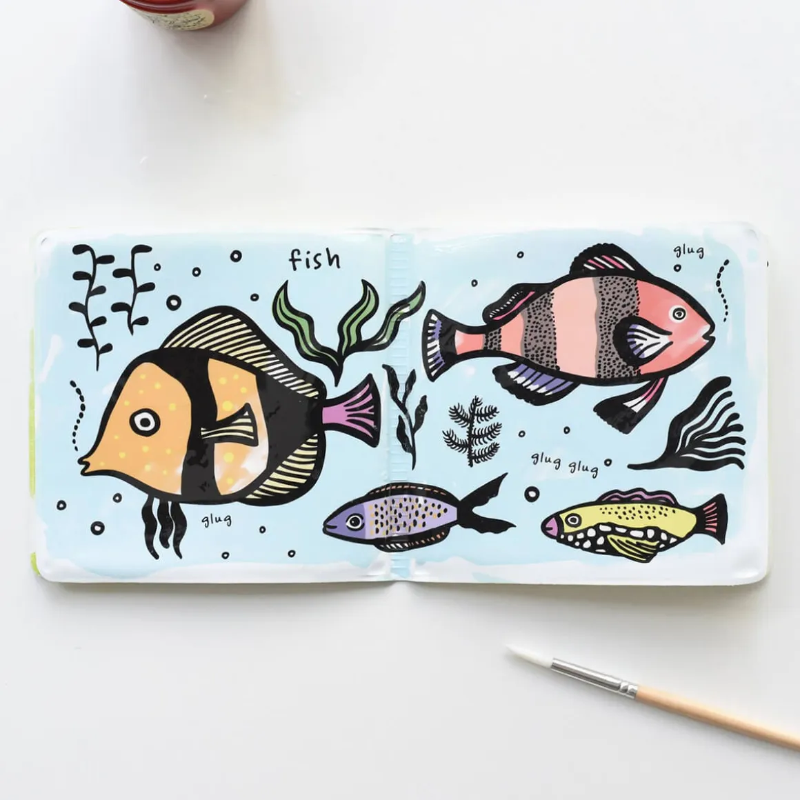 Colour Me: Who's Loves Pets? Baby's First Bath Book By Wee Gallery