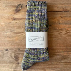 5 Colour Mix Crew Adult Socks in Charcoal Mix by Anonymous Ism