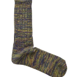 5 Colour Mix Crew Adult Socks in Charcoal Mix by Anonymous Ism