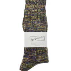 5 Colour Mix Crew Adult Socks in Charcoal Mix by Anonymous Ism