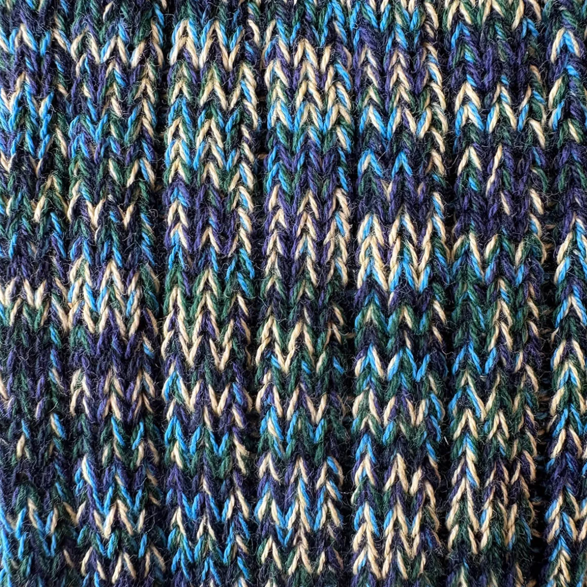 5 Colour Mix Crew Adult Socks in Navy Mix by Anonymous Ism