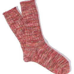 5 Colour Mix Crew Adult Socks in Brick Mix by Anonymous Ism