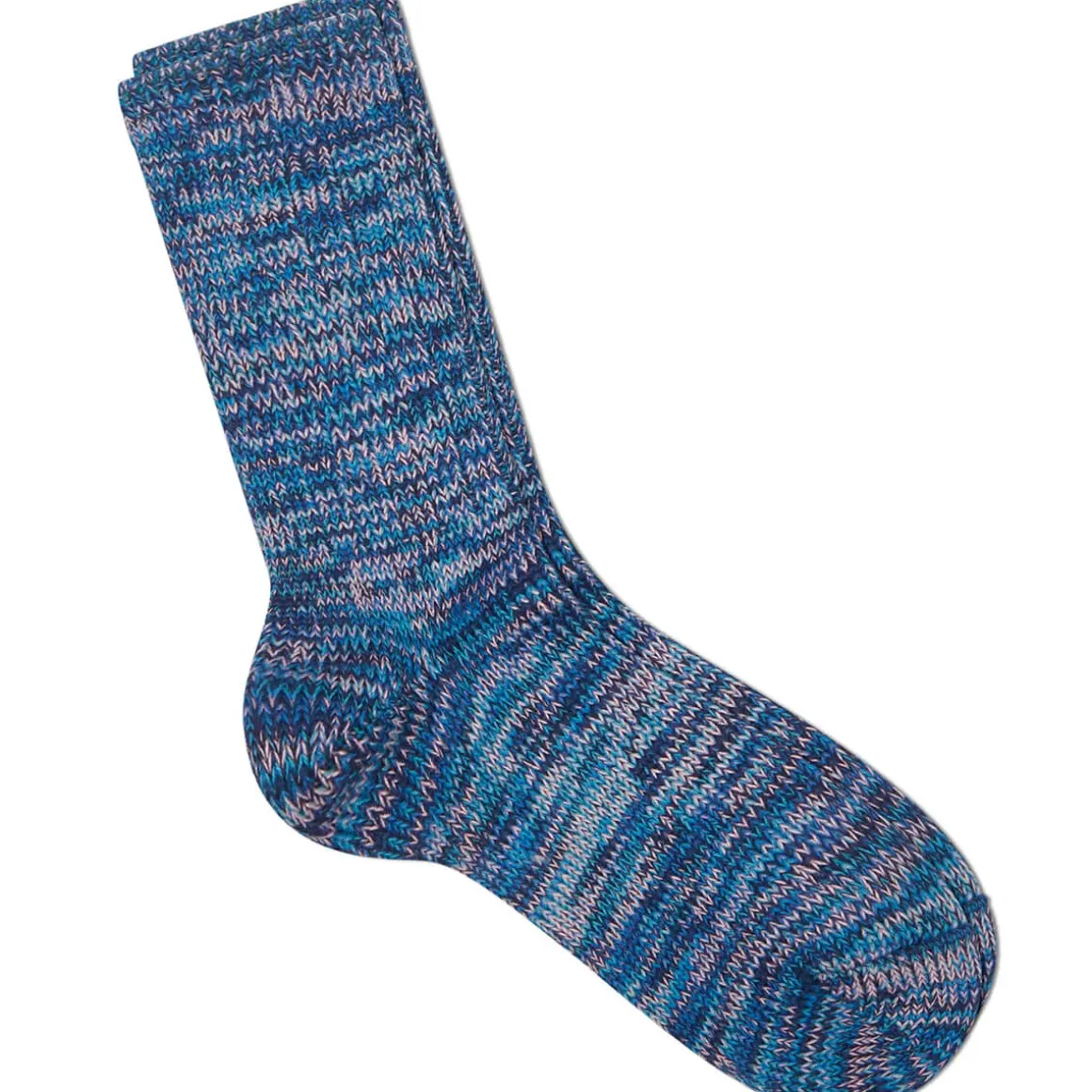 5 Colour Mix Crew Adult Socks in Navy / Pink Mix by Anonymous Ism