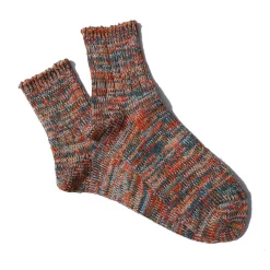 5 Colour Mix Quarter Adult Socks in Light Brown Mix by Anonymous Ism