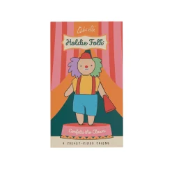 Confetti The Clown Holdie Folk Pocket-Sized Doll by Olli Ella