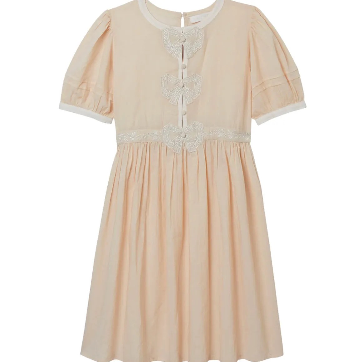 Constance Dress in Natural Blush by Faune