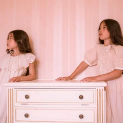 Constance Dress in Natural Blush by Faune