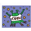 Cool Alien Greetings Card by Alice Bowsher for Wrap