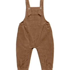 Corduroy Baby Overalls in Cinnamon by Quincy Mae