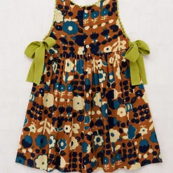 Corduroy Esme Dress in Rose Gold Playground by Misha & Puff