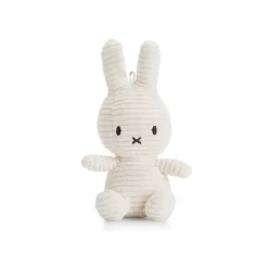 Corduroy Miffy Keyring in White by Bon Ton Toys