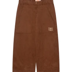 Corduroy Straight Pant in Chocolate by Tinycottons