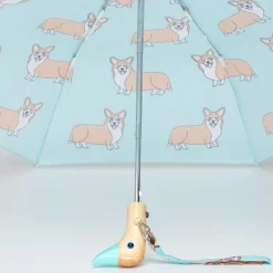 Corgi Umbrella in Turquoise by Coucou Suzette X Original Duckhead