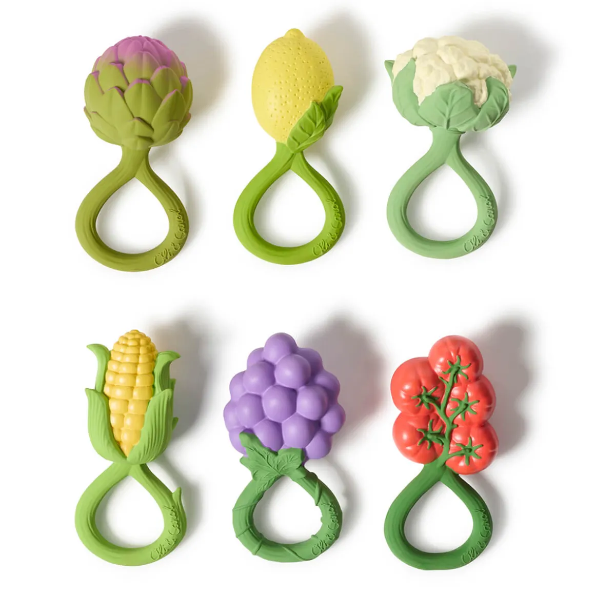 Corn Baby Rattle and Teether by Oli & Carol