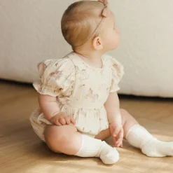 Cosette Romper in Unicorns by Quincy Mae