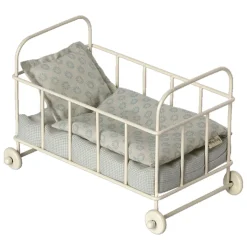 Cot Bed in Blue (Micro) by Maileg