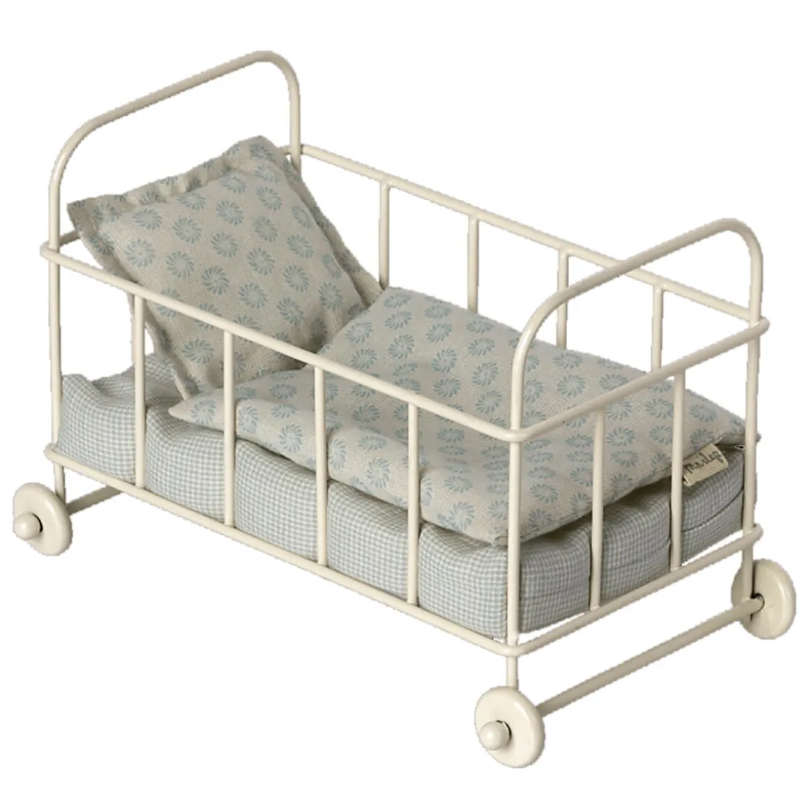 Cot Bed in Blue (Micro) by Maileg