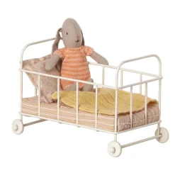 Cot Bed in Rose (Micro) by Maileg