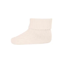 Cotton Rib Ankle Socks in Pink Champagne by MP Denmark