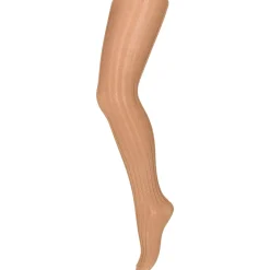 Cotton Rib Tights in Apple Cinnamon by MP Denmark
