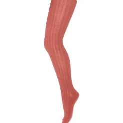 Cotton Rib Tights in Canyon Rose by MP Denmark