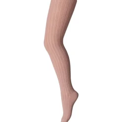 Cotton Rib Tights in Wood Rose by MP Denmark