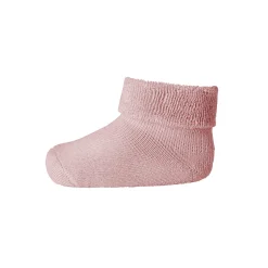 Cotton Terry Baby Ankle Socks in Silver Pink by MP Denmark