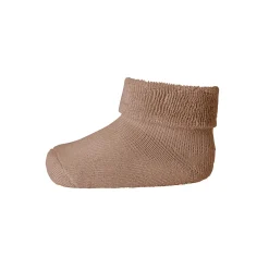Cotton Terry Baby Ankle Socks in Tawny Brown by MP Denmark