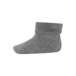 Cotton Terry Baby Ankle Socks in Grey Melange by MP Denmark
